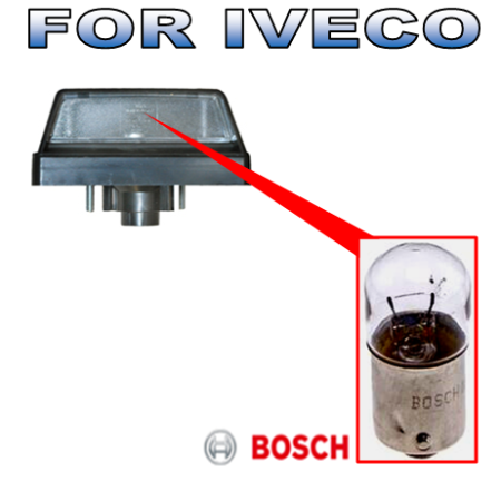 Iveco Daily II an 1990-1999 - Set Bec Lampa  Numar Iveco Daily ( an dupa - 01.1990 )