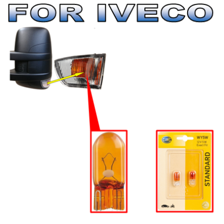 Iveco Daily IV an 2006-2011 - Set 2 Becuri Semnal Oglinda Iveco Daily an dupa - 05.2006