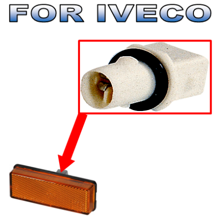 Iveco Daily II an 1990-1999 - Soclu Bec Semnal Aripa Iveco Daily  an 01.1990 - 05.1999