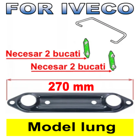 Iveco Daily III an 1999-2006 - Suport Lung Bara Stabilizatoare Spate Iveco Daily an dupa - 01.1990