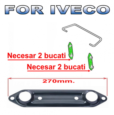 Iveco Daily II an 1990-1999 - Suport Bara Stabilizatoare Spate Iveco Daily an dupa - 01.1990