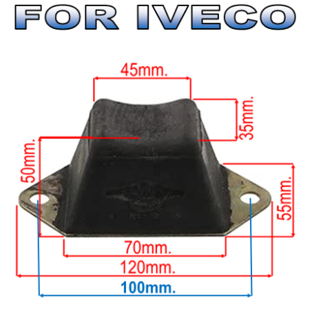 Iveco Daily VI an dupa-2014 - Tampon Suport Arc Spate Iveco Daily an 01.1990 - 01.2019