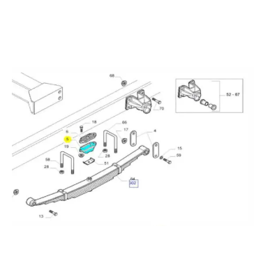 Tampon Suport Arc Spate Iveco Daily an 01.1990 - 01.2019 [3]