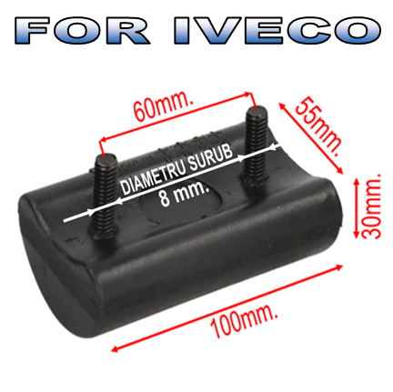 Iveco Daily III an 1999-2006 - Tampon Suspensie Spate Iveco Daily an dupa - 01.1990