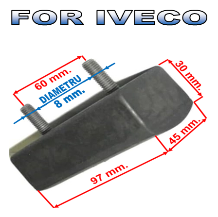 Iveco Daily V an  2011-2014 - Tampon Suspensie Spate Iveco Daily an dupa - 01.1990