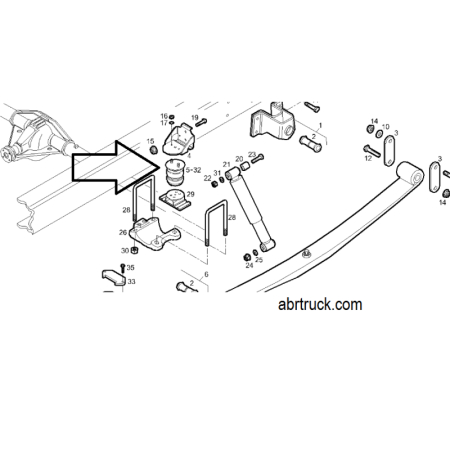 Tampon Suspensie Spate Iveco Daily an dupa - 01.1990 [2]