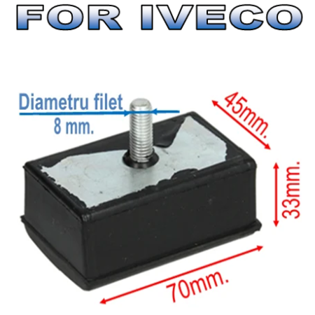 Iveco Daily III an 1999-2006 - Tampon Suspensie Spate Iveco Daily an dupa - 01.1990