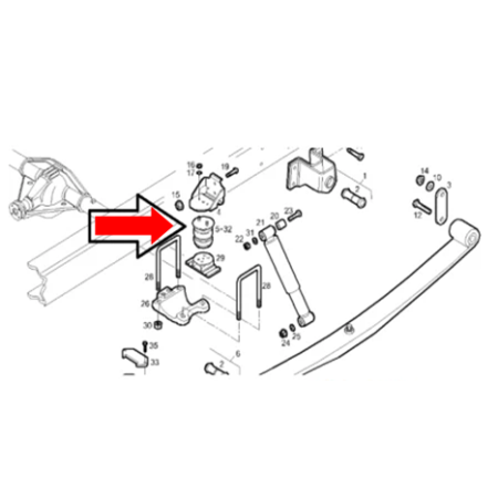 Tampon Suspensie Spate Iveco Daily an dupa 05.1999 - 01.2019 [8]