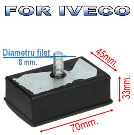 Iveco Daily V an  2011-2014 - Tampon Suspensie Spate Iveco Daily an dupa - 01.1990
