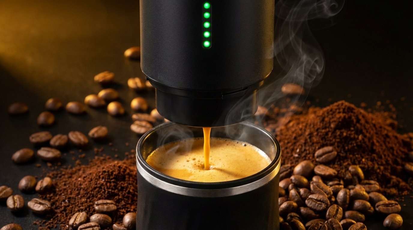 Aparat de cafea portabil AVA-STARS espresso cremos