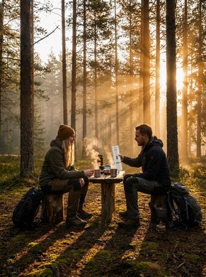 Aparat de cafea portabil camping drumetie