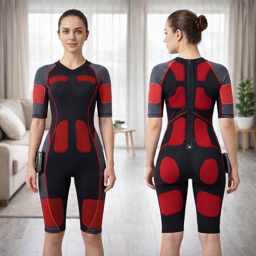 Zone de stimulare EMS: toate grupele musculare activate simultan