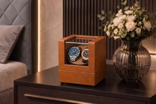 Watch Winder Luxury 2, vedere de aproape