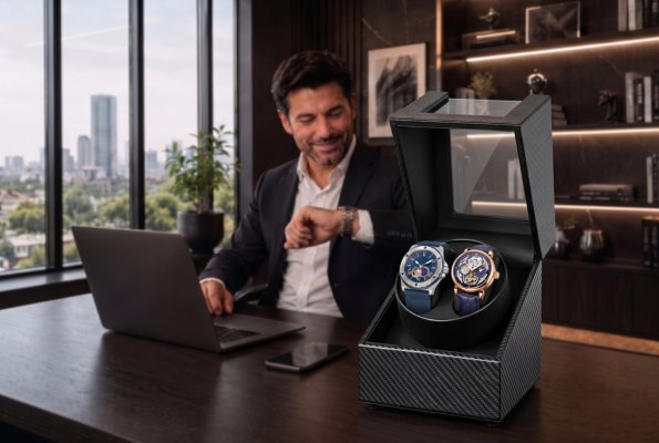 Watch Winder Luxury 2 intr-un decor elegant