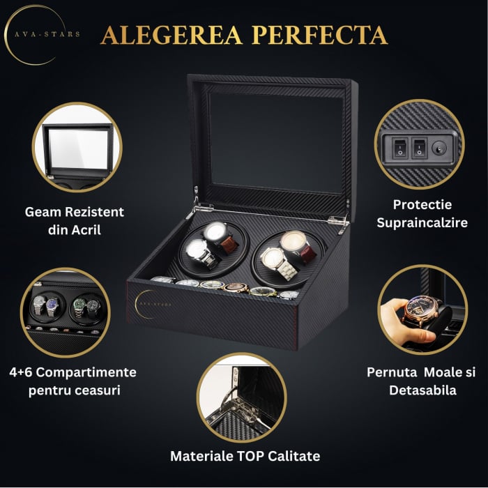 Cutie intors ceasuri automatice, Luxury 4+6 [4]