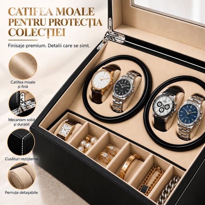 Cutie intors ceasuri automatice, Luxury 4+6 [5]