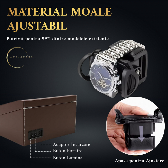Cutie intors ceasuri automatice, Luxury 4+6 [3]