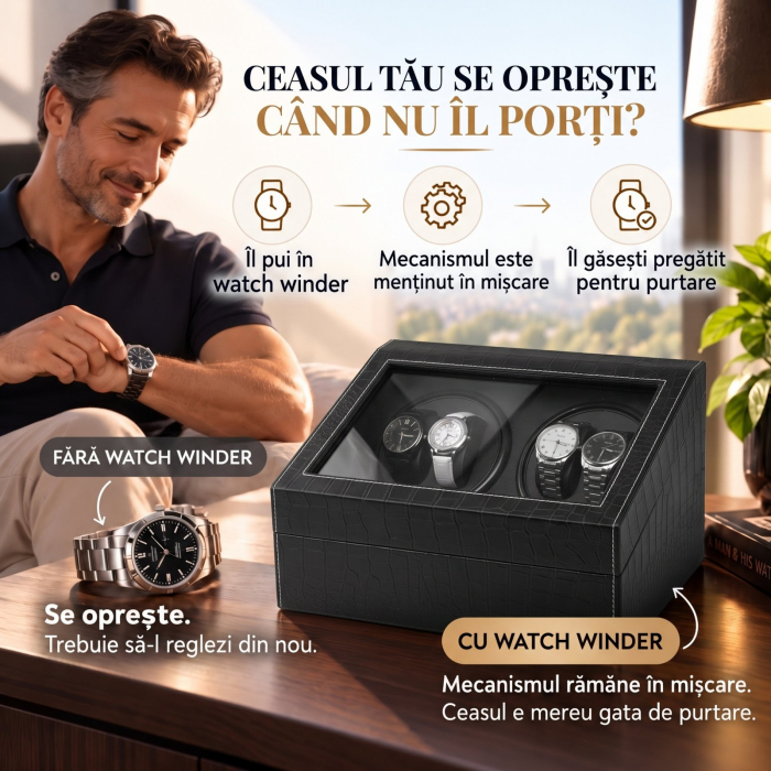 Cutie intors ceasuri automatice, Luxury 4+6 [3]