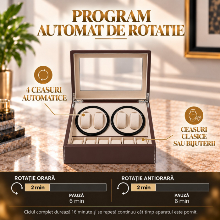 Cutie intors ceasuri automatice, Luxury 4+6 [5]