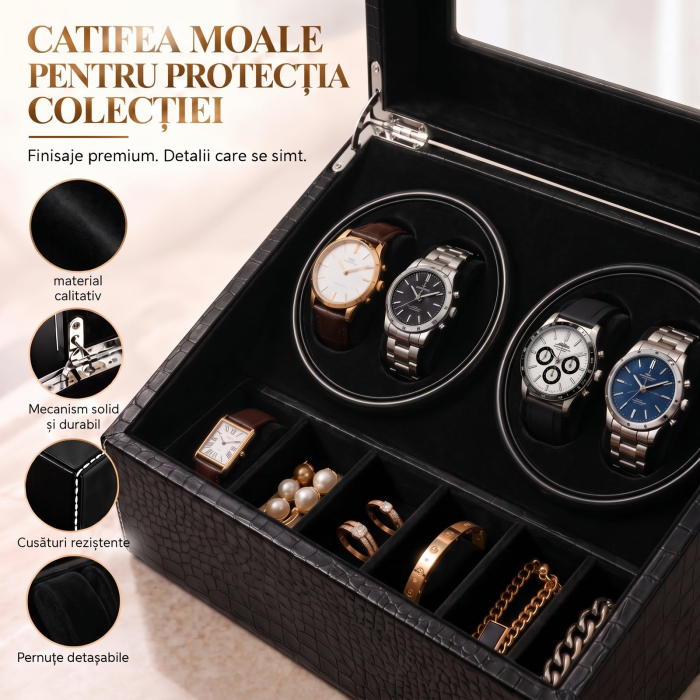 Cutie intors ceasuri automatice, Luxury 4+6 [6]