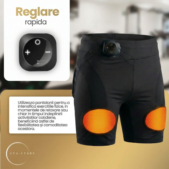 Pantaloni EMS Wireless Bărbați Ava-Stars® - Tonifiere Fesieri și Coapse [6]