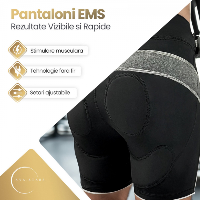 Echipament Fitness pentru barbati, Electrostimulare musculara pentru exercitii usoare, amelioreaza efectele sedentarismului, repune musculatura in miscare pentru confort și mobilitate mai buna [3]