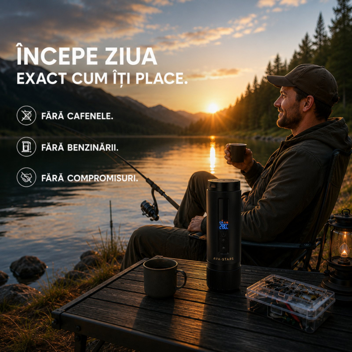 Espressor Portabil, Aparat de Cafea Portabil pentru Capsule Dolce Gusto, Capsule Nespresso, Cafea Macinata, Incalzeste Apa, 30 Bari, Baterie 9600 mAh, Rezervor 100 ml [2]