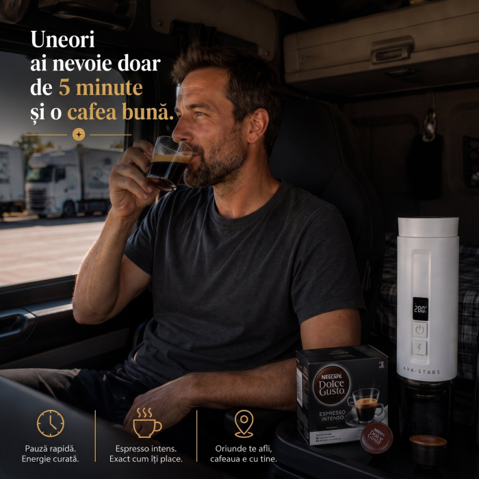 Espressor Portabil Ava-Stars 3 în 1 – Nespresso, Dolce Gusto și Cafea Măcinată [5]