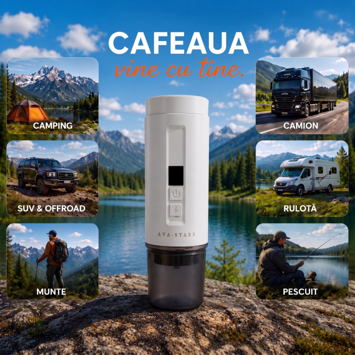 Espressor Portabil Ava-Stars 3 în 1 – Nespresso, Dolce Gusto și Cafea Măcinată [6]