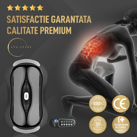 Aparat Masaj Lombar cu Încălzire, Terapie cu Lumină Roșie și EMS – Relaxare pentru Spate și Picioare, 3 Nivele, Simuleaza Masajul Uman [4]