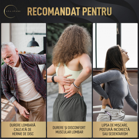 Aparat Masaj Lombar cu Încălzire, Terapie cu Lumină Roșie și EMS – Relaxare pentru Spate și Picioare, 3 Nivele, Simuleaza Masajul Uman [3]