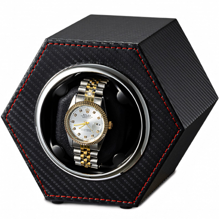 CUTII SI ACCESORII - Cutie intors ceas automatic, Luxury 1, Ava-Stars ®, Interior si Exterior din Piele