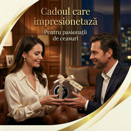 Cutie Întors Ceas Automatic,  Watch Winder Premium W147, 1 Program Automat de rotatie, Motor Silențios, Alimentare la Priză [5]