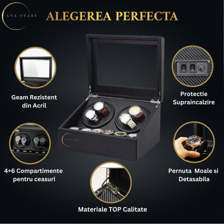 Cutie intors ceasuri automatice, Luxury 4+6 [3]