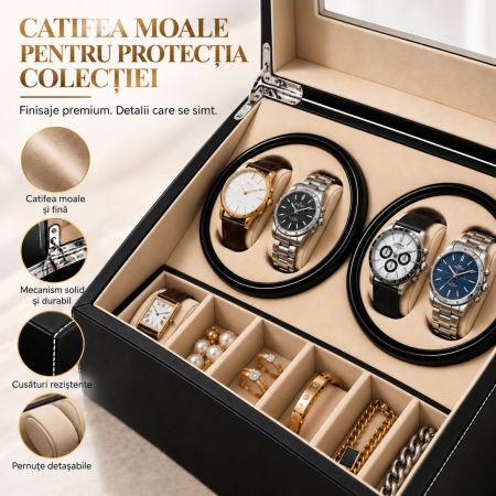 Cutie intors ceasuri automatice, Luxury 4+6 [4]
