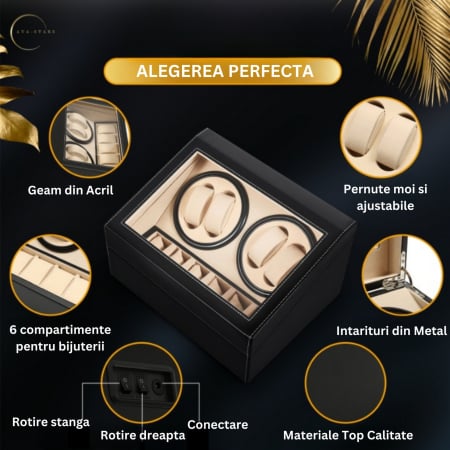 Cutie intors ceasuri automatice, Luxury 4+6 [2]