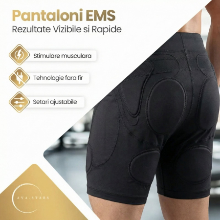 Pantaloni EMS Wireless Bărbați Ava-Stars® - Tonifiere Fesieri și Coapse [2]