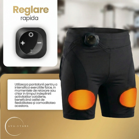 Pantaloni EMS Wireless Bărbați Ava-Stars® - Tonifiere Fesieri și Coapse [5]