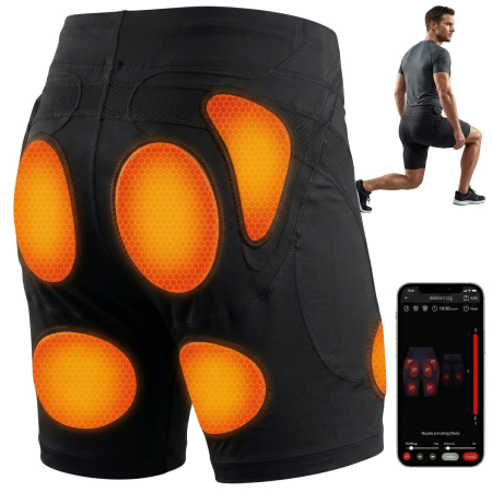 FITNESS - Pantaloni EMS Wireless Bărbați Ava-Stars® - Tonifiere Fesieri și Coapse