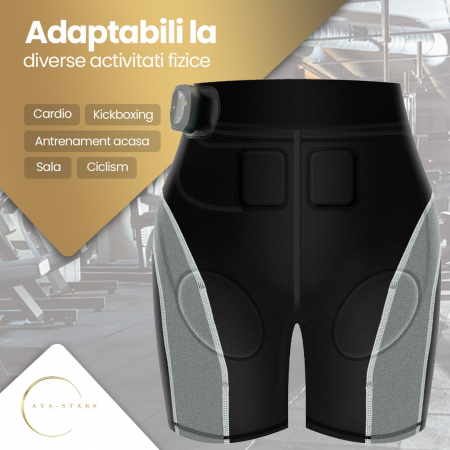 Echipament Fitness pentru barbati, Electrostimulare musculara pentru exercitii usoare, amelioreaza efectele sedentarismului, repune musculatura in miscare pentru confort și mobilitate mai buna [4]