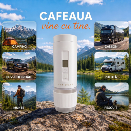 Espressor Portabil Ava-Stars 3 în 1 – Nespresso, Dolce Gusto și Cafea Măcinată [4]