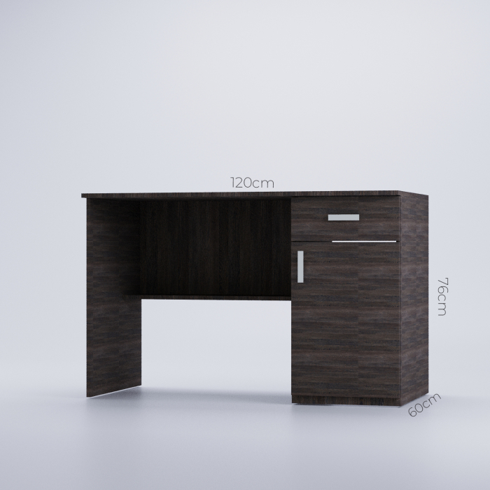 Birou calculator E05, Wenge , 120x76.5x60 cm [4]