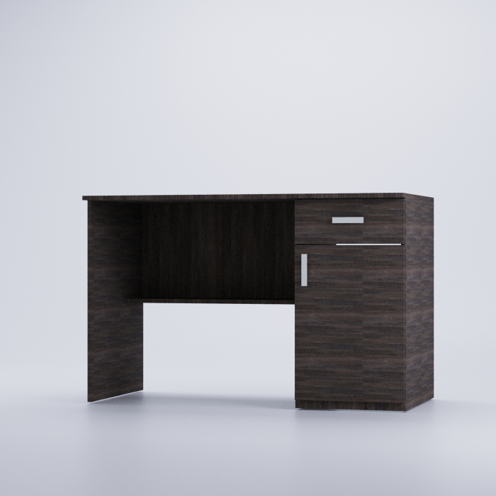 Birou calculator E05, Wenge, 120x76.5x60 cm [3]