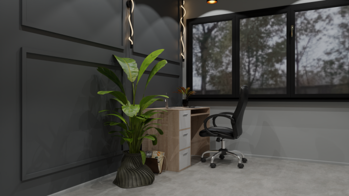 Birou Calculator, Sonoma/ Alb, grosime 1.6 cm, 85x120x60 cm [4]