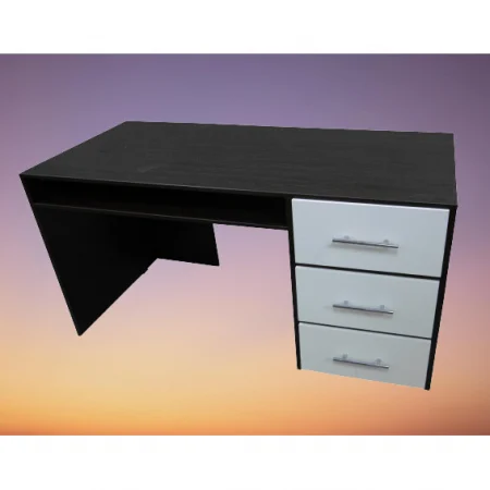 Birou Calculator, Wenge/Alb, 85x120x60 cm [2]