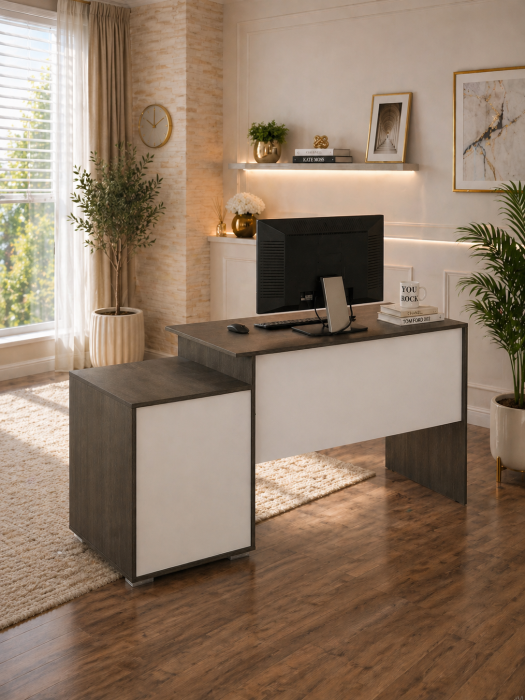 Birou Office Wenge&Alb [3]