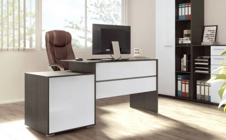 Birou Office Wenge&Alb [3]