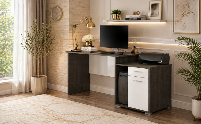Birou Office Wenge&Alb [2]
