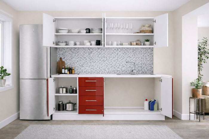 Bucatarie din Mdf lucios Antonia 1.8 m [3]