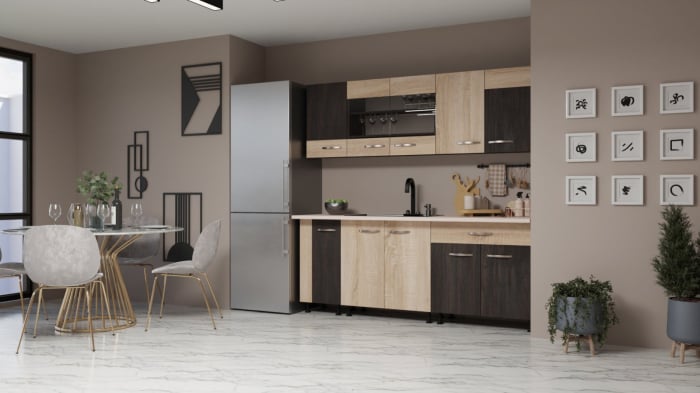 Bucatarie Elena 2m Wenge&Sonoma [3]